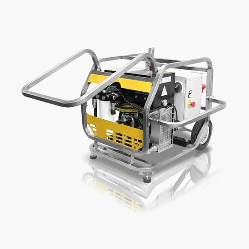 Гидравлический блок с электродвигателем - SUPER RAPTOR E - DOA Hydraulic Tools Srl - для масла / для подъема / машина