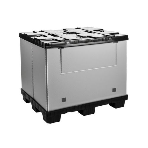 Ящичный поддон из ПЭНД - Mega-Pack 1000 - WALTHER Faltsysteme GmbH - FALTBOX - из PP / транспортный / промышленный