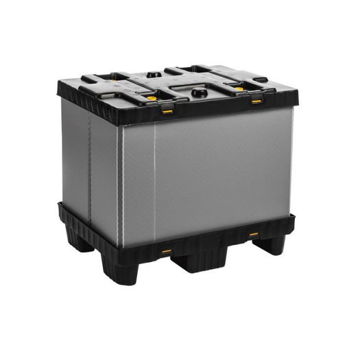 Ящичный поддон из ПЭНД - Mega-Pack 800 - WALTHER Faltsysteme GmbH - FALTBOX - из PP / транспортный / промышленный