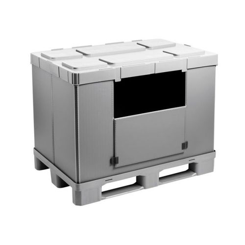 Ящичный поддон из PP - Mega-Pack 1200 Hybox - WALTHER Faltsysteme GmbH - FALTBOX - транспортный / промышленный / складной