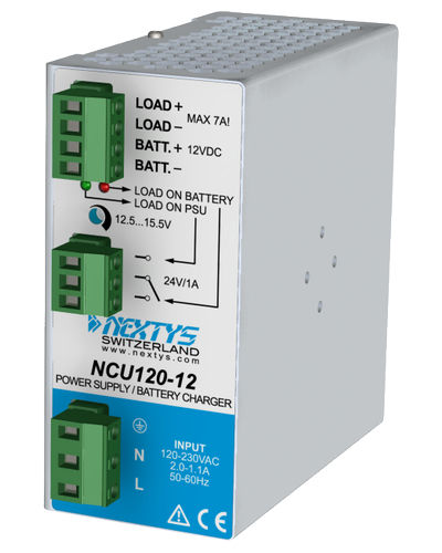 Источник питания для монтажа в стол - 12 - 24 V, 120 W | NCU120  - NEXTYS SA - AC/DC / устройство зарядки батарей