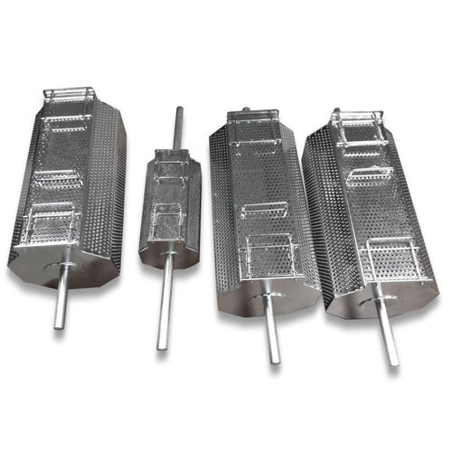 Корзина для транспортировки для очистки деталей - Neri Makina Müh. San. ve Tic. Ltd. &#350;ti. - шестиугольная / штабелируемая / из нержавеющей стали