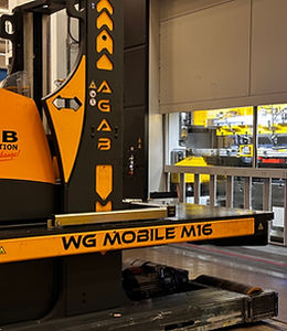 Тележка для разгрузочно-погрузочных работ - WG Mobile XL - AGAB Pressautomation AB - из металла / для форм / электрическая