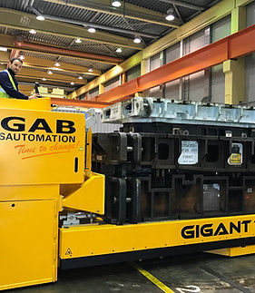 Тележка для разгрузочно-погрузочных работ - WG GIGANT - AGAB Pressautomation AB - для форм / по индивидуальному заказу / электрическая