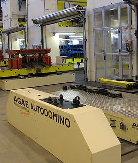 AGV для разгрузочно-погрузочных работ - WG DOMINO - AGAB Pressautomation AB - для высоких нагрузок / для складов / электрическая