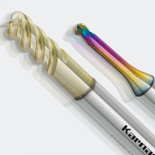 Фрезер твердый карбид - Karnasch Professional Tools GmbH - со сферическим торцом / круговой / с угловым радиусом