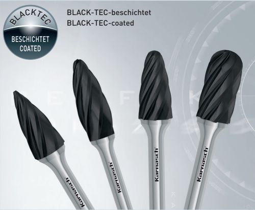 Фрезер концевая - Black Tec  - Karnasch Professional Tools GmbH - твердый карбид / лезвие / с покрытием