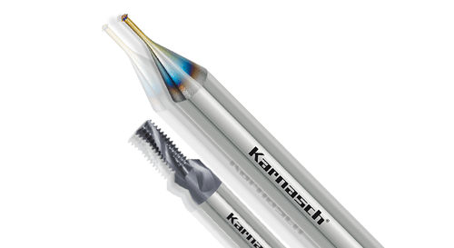 Фрезер твердый карбид - Karnasch Professional Tools GmbH - для нарезания резьбы / с алмазом / микро