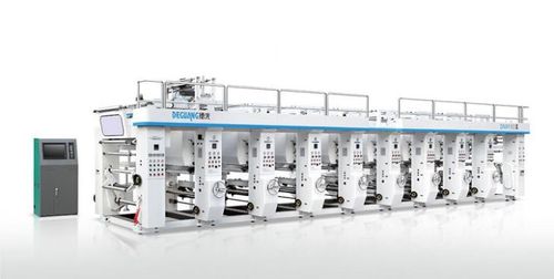 Печатная машина ротогравюра - DNAY series - Zhejiang Deguang Machinery Co. , Ltd. - для пластиковой пленки / 6-цветная / автоматическая