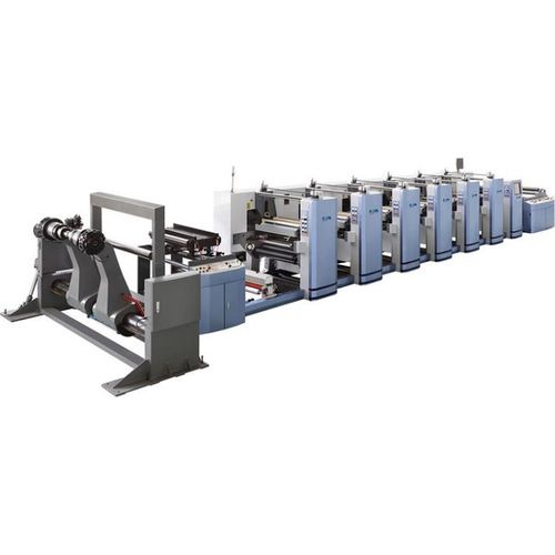Флексографическая печатная машина пластиковых пакетов - 900 - Zhejiang Deguang Machinery Co. , Ltd. - для бумажных мешков / для алюминиевого листа / сушка горячим воздухом