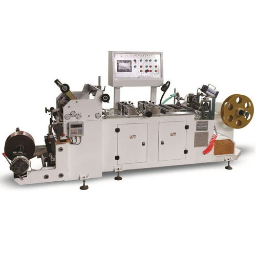Этикетировочная машина для бутылок - TCJ-HZ-300C - Zhejiang Deguang Machinery Co. , Ltd. - контролируемая PLC / шпуля / для пищевой промышленности и для производства напитков