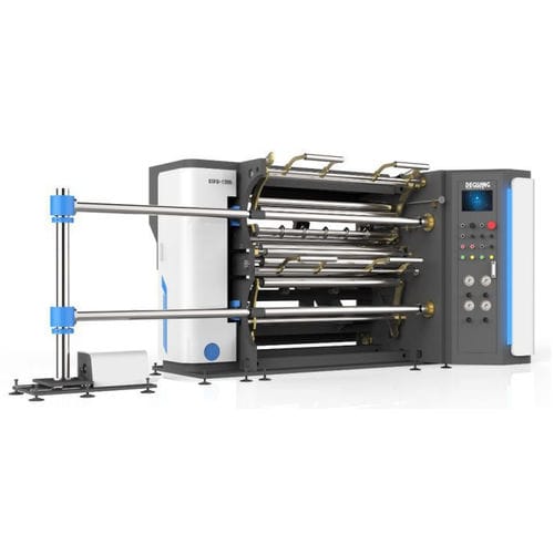 Режуще-перемоточная машина для бумаги - GSFQ1300B - Zhejiang Deguang Machinery Co. , Ltd. - для пластиковой пленки / автоматическая / высокоскоростная