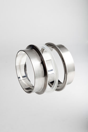 Гидравлический фитинг - TRI-CLAMP: BS-DIN, ISO - Sterivalves Srl - раструбный / из нержавеющей стали / для фармацевтической промышленности