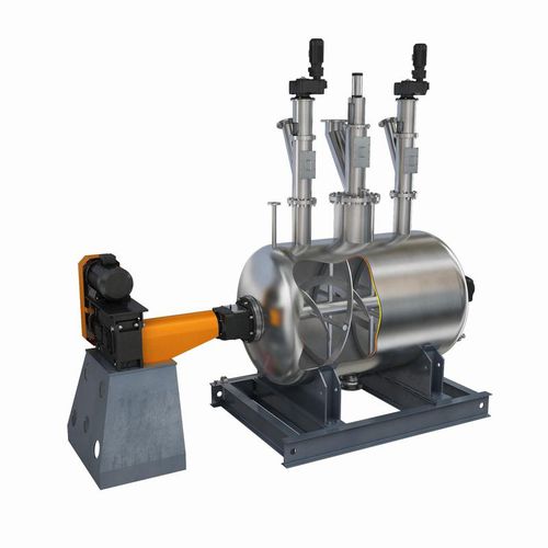Горизонтальная мешалка - WBF series - S&L Group Co., Ltd. - с лентами / импульсного действия / жидкость / твердое тело