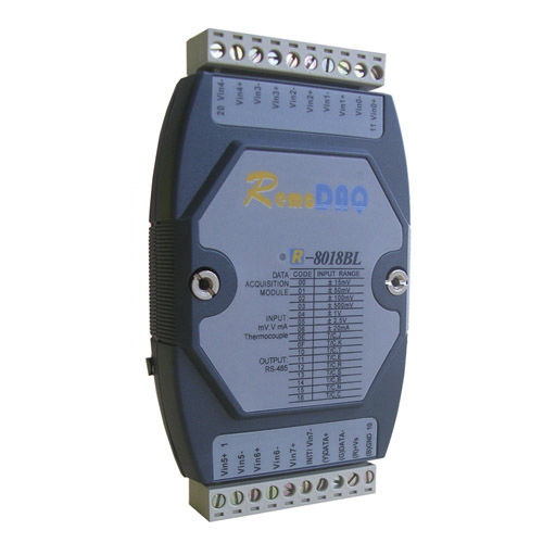 Аналоговый входной модуль - R-8018BL/R-8018BL+ - Beijing Gemotech Intelligent Technology Co., Ltd. - Modbus / для термопары / на DIN-рейке