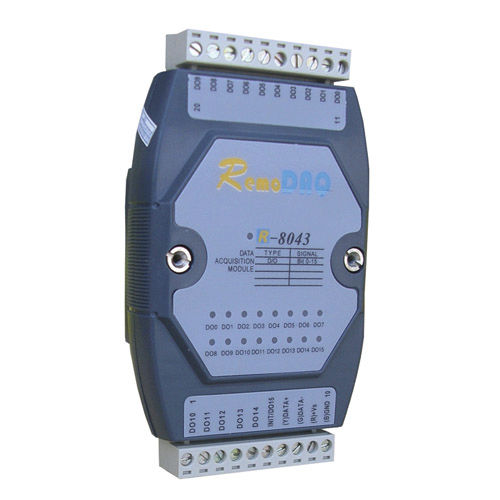 Цифровой выходной модуль - R-8043/R-8043+ - Beijing Gemotech Intelligent Technology Co., Ltd. - Modbus / 16 каналов / на DIN-рейке