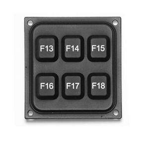 Встраиваемая цифровая клавиатура - KP6000 Series - CTI Electronics Corporation - из силиконового каучука / USB / IP66