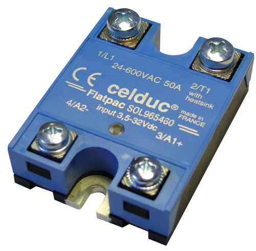 Монофазовое статическое реле - SOL series - celduc relais - для монтажа на панели / мощности