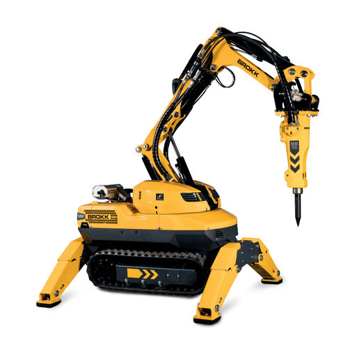Робот для демонтажа с дистанционным управлением - BROKK 120DII - Brokk - для атомной промышленности