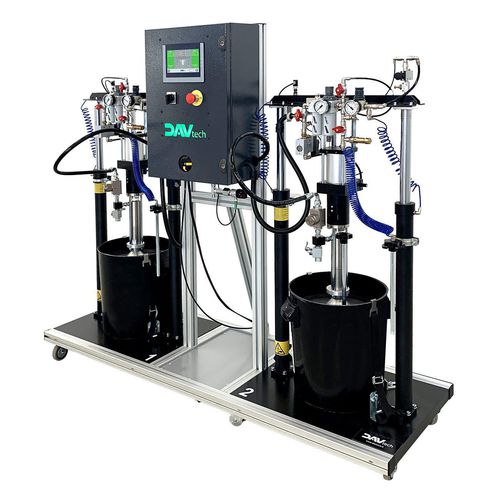 Насос тандем - PP-50 TWIN - DAV TECH Srl - центробежный / для двухкомпонентных клеев / метакрилатный клей