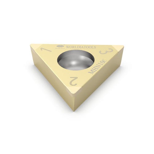 Режущая пластина для токарной обработки - TCGW 110208 - Beijing Worldia Diamond Tools Co., Ltd - КНБ / для закаленной стали / с покрытием