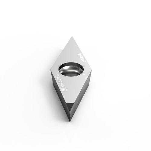 Режущая пластина для токарной обработки - VCGW 160408 - Beijing Worldia Diamond Tools Co., Ltd - из PCD / для цветных металлов