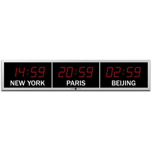 Цифровое часы - LEDI®WORLD REVERSO 7 - GORGY TIMING - светодиодное / синхронизированное / настенное