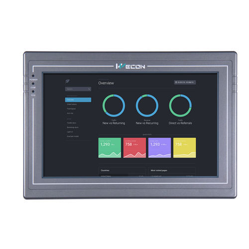 Сенсорный HMI - PI8102H series - Wecon Technology Co.Ltd - встраиваемый / 1024x600 / ARM Cortex-A8