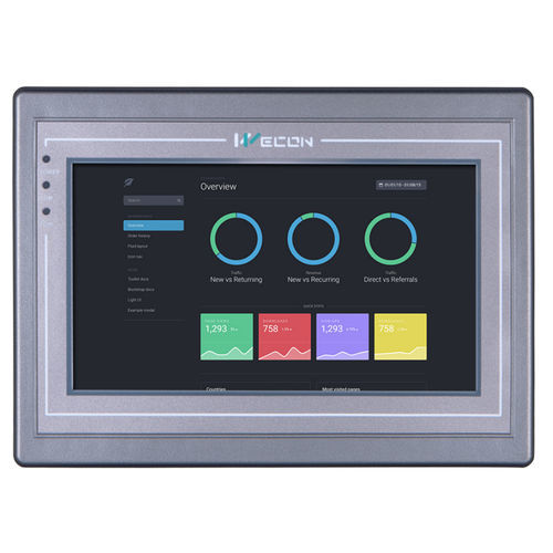 HMI с сенсорным экраном - PI8070 series - Wecon Technology Co.Ltd - встраиваемый / 800x480 / ARM Cortex