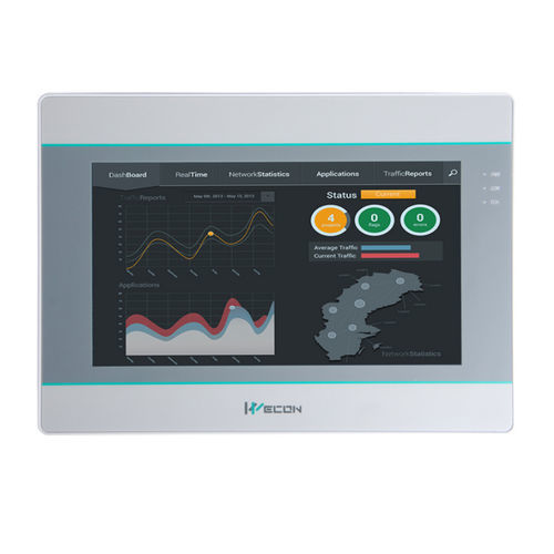 HMI с сенсорным экраном - PI3102ie - Wecon Technology Co.Ltd - встраиваемый / 1024x600 / ARM Cortex
