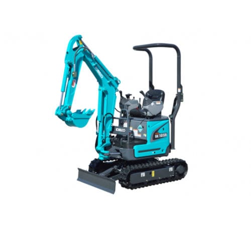 Экскаватор мини - SK10SR-2E - Kobelco Cranes Co., Ltd. - гусеничный / дизельный / для строительной площадки