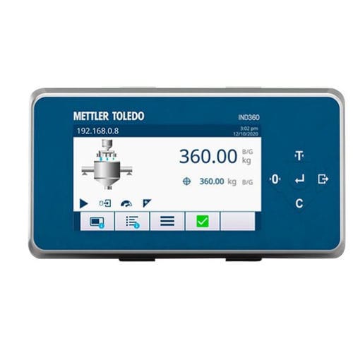 Весовой терминал ЖК-дисплей - IND360 - METTLER TOLEDO - встраиваемый / дистанционный / на основе архитектуры ПК