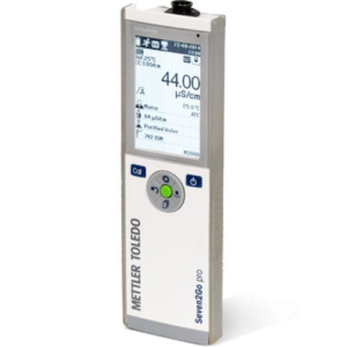 Переносной кондуктометр - Seven2Go Series - METTLER TOLEDO - герметичный / с дисплеем LCD / для лабораторий