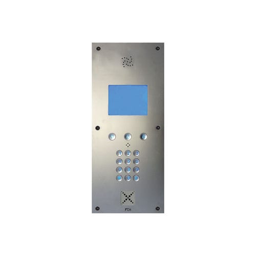 Переговорное устройство с утопленным монтажом - FD-601-076 - FDI MATELEC - аналоговое / из нержавеющей стали