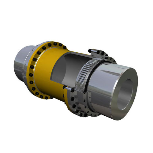 Шестеренчатая муфта - GAZT1-16 - ZHENJIANG SUODA COUPLING CO.,LTD. - со ступичным узлом / с фланцем