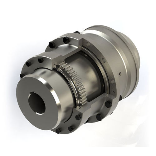 Шестеренчатая муфта - GCB1-30 - ZHENJIANG SUODA COUPLING CO.,LTD. - с двойным шарниром / с фланцем