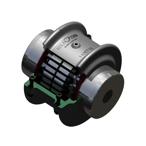 Гибкая муфта - 1020-1260 T10 - ZHENJIANG SUODA COUPLING CO.,LTD. - ленточная / штифт и центрирующая втулка