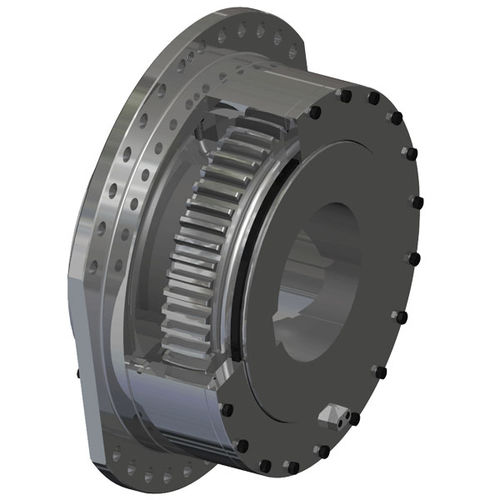 Шестеренчатая муфта - GJB1-19 - ZHENJIANG SUODA COUPLING CO.,LTD. - барабанная / для подъемного устройства / с фланцем