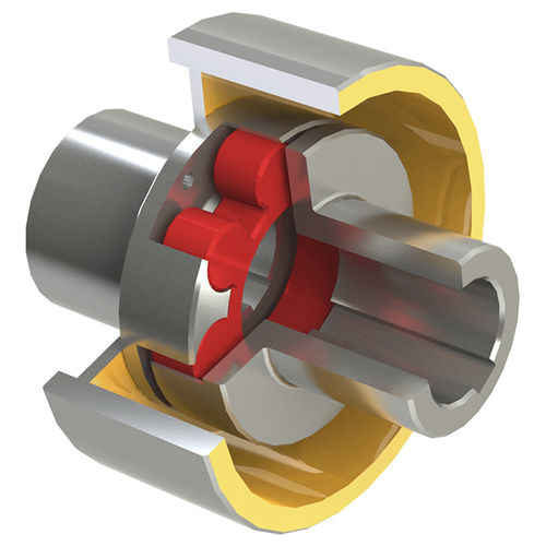 Гибкая муфта - MLL4-13 - ZHENJIANG SUODA COUPLING CO.,LTD. - с колесом торможения / штифт и центрирующая втулка