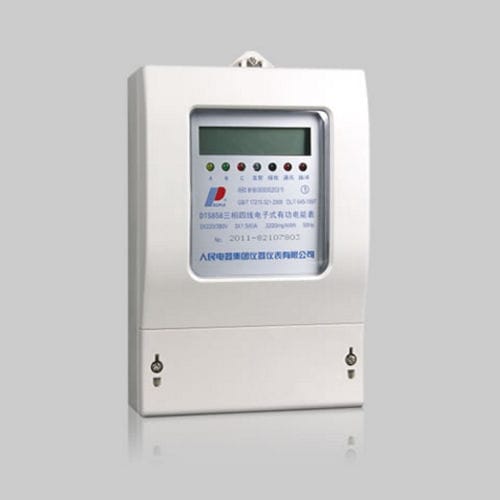 Трехфазовый Электрический счетчик электроэнергии - DSS858/DTS858 3-phase energy meter - PEOPLE ELE. APPLIANCE GROUP CO., LTD. - настенный / RS-485 / с дисплеем LCD