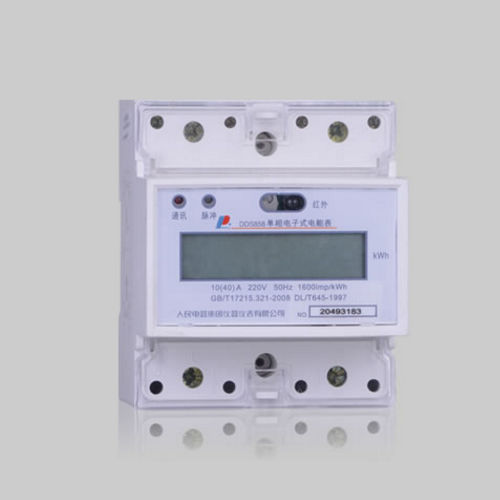Монофазовый Электрический счетчик электроэнергии - DDS858 single-phase electronic meter - PEOPLE ELE. APPLIANCE GROUP CO., LTD. - на DIN-рейке / для установки на панель / с дисплеем LCD