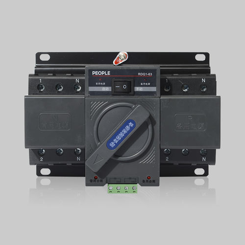Автоматический блок автоматического переключения - RDQ1 series ATS - PEOPLE ELE. APPLIANCE GROUP CO., LTD. - ручной / для шинопровода / 4 полюса