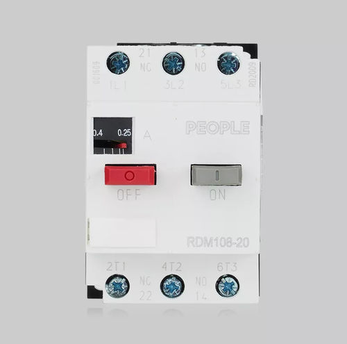 Воздушный выключатель - RDM108 series - PEOPLE ELE. APPLIANCE GROUP CO., LTD. - для сверхнагрузки / с защитой от короткого замыкания / для защиты двигателя