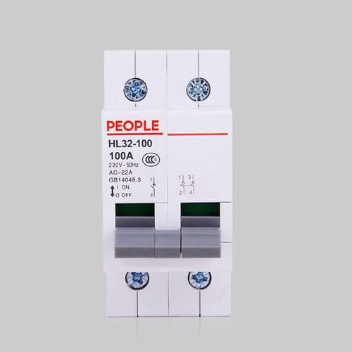 Разъединитель низкого напряжения - HL32-100 - PEOPLE ELE. APPLIANCE GROUP CO., LTD. - однополюсный / 4 полюса / 3 полюса