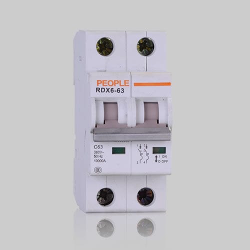 Выключатель против пониженного напряжения - RDX6-63 Series - PEOPLE ELE. APPLIANCE GROUP CO., LTD. - переменный ток / с защитой от короткого замыкания / модульный