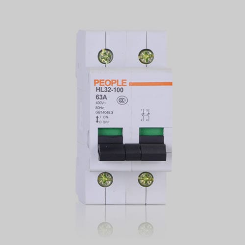 Разъединитель-выключатель на DIN-рейке - HL32-100 - PEOPLE ELE. APPLIANCE GROUP CO., LTD. - промышленный