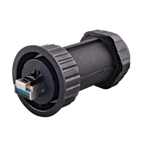 Соединитель RJ45 - I4PLST6AFSIP68 - CAE GROUPE - для передачи данных / цилиндрический / герметичный