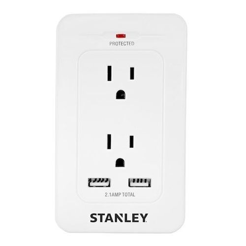 Сетевой фильтр сетевой фильтр - SurgePro USB - Stanley Tools - USB / со световым индикатором / 2 гнезда