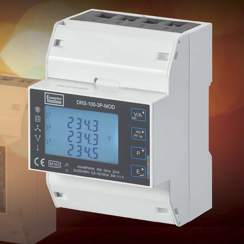 Трехфазовый Электрический счетчик электроэнергии - DRS-100-3P  - Crompton Instruments - на DIN-рейке / многофункциональный