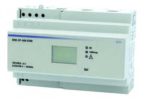 Трехфазовый Электрический счетчик электроэнергии - DRK-3P-400-D100 - Crompton Instruments - на DIN-рейке / 50 Гц / 60 Гц